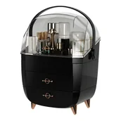 Kosmetyczki, organizery i kuferki - eCarla organizer na kosmetyki Czarny CB76CZ - miniaturka - grafika 1