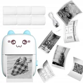 Drukarki kart i etykiet - DRUKARKA TERMICZNA MINI ZDJĘCIA NOTATKI DLA DZIECI - miniaturka - grafika 1