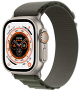 Smartwatch - Apple Watch Ultra Cellular 49mm Tytanowy z opaską Alpine L w kolorze zielonym - miniaturka - grafika 1