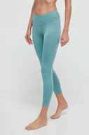 Spodnie sportowe damskie - Burton legginsy funkcyjne Lightweight X kolor turkusowy - miniaturka - grafika 1