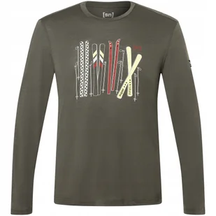 Koszulka męska longsleeve Super.natural M Fourski Ls czarna rozmiar S - Koszulki męskie - miniaturka - grafika 1