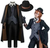 Stroje karnawałowe - Strój Kostium Chuuya Nakahara Cosplay Bungou Stray Dogs 2Xl / 3Xl 182 / 188 Cm Zestaw - miniaturka - grafika 1