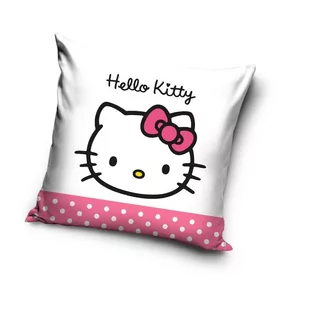 POSZEWKA NA PODUSZKĘ HELLO KITTY KOT 40 X 40 CM (HK223024) - Pościel dla dzieci - miniaturka - grafika 1
