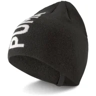 Czapki damskie - Czapka zimowa dziecięca Puma ESSENTIALS CLASSIC CUFFLESS czarna 02346101-Młodzieżowy - miniaturka - grafika 1