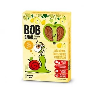 Eco Snack Bob Snail Przekąska jabłkowo-gruszkowa bez dodatku cukru - 60 g BS127431 - Desery dla dzieci - miniaturka - grafika 3
