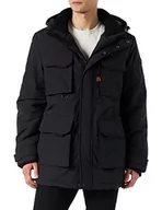 Kurtki męskie - Street One MEN Męska kurtka zimowa D201742, czarna, S, czarny, S - miniaturka - grafika 1