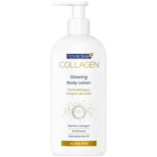 Novaclear Collagen, balsam rozświetlający do ciała, 180 ml - Balsamy i kremy do ciała - miniaturka - grafika 1