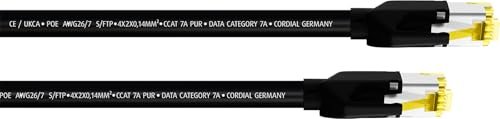 CORDIAL - Cat7A RJ45 kabel sieciowy 10 m, wtyczka HIROSE - ECL CSE10HH7A-PUR