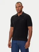 Koszulki męskie - Lacoste Polo AH5186 Czarny Regular Fit - miniaturka - grafika 1