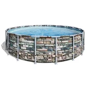 Akcesoria do basenów - Bestway Basen stelażowy 56886 549x132 cm 131246 - miniaturka - grafika 1