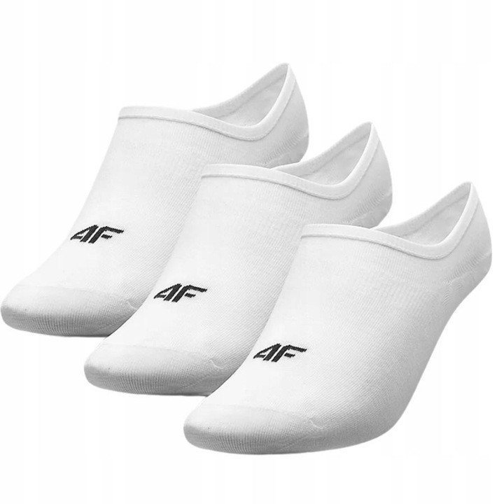 Damskie Skarpetki stopki 4F 2024 F274 White Białe 39/42