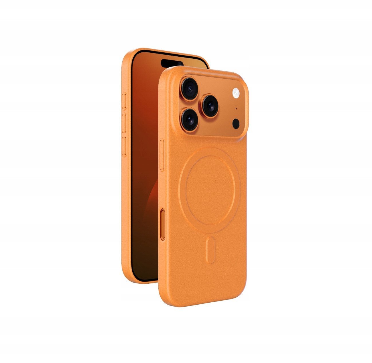 Etui AMAZINGTHING Minimal Air Case na iPhone 17 Pro Max kompatybilne z MagSafe - pomarańczowe