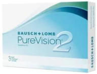 Soczewki kontaktowe - Soczewki miesięczne PureVision 2 3 szt. - miniaturka - grafika 1