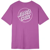 Koszulki i topy damskie - t-shirt damski SANTA CRUZ Partial Dot T-Shirt Hyper Violet - miniaturka - grafika 1