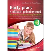 Pedagogika i dydaktyka - Karty pracy z edukacji polonistycznej dla uczniów ze specjalnymi potrzebami Część 3 Tanajewska Alicja Naprawa Renata - miniaturka - grafika 1