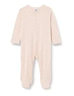 Śpiochy dla niemowląt - Petit Bateau Piżama Śpiąca Dobrze Dziewczynka, Saline Rose/Marshmallow White, 6 miesi?cy - miniaturka - grafika 1