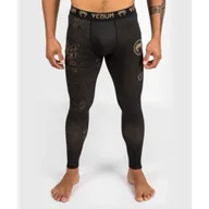 Kimona, stroje i obuwie - Venum Legginsy Santa Muerte Dark Side Black/Brown - miniaturka - grafika 1