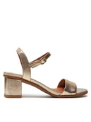 Sandały damskie - Geox Sandały D Aurely 50 D25RXB 000Y2 C2012 Złoty - miniaturka - grafika 1