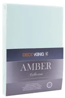 Prześcieradła - DecoKing Jersey/AMBER/FROZENBLUE/160-180x200+30 - miniaturka - grafika 1