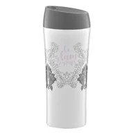 Kubki termiczne - Ambition GLAMOUR KUBEK TERMICZNY 400 ML SZARY STAL NIERDZEWNA 99549 99549 - miniaturka - grafika 1