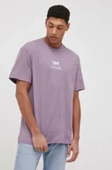 Koszulki męskie - Lee Logo Loose Tee Washed Purple L69Nfqtz-2Xl - miniaturka - grafika 1