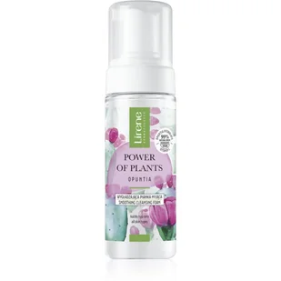 Lirene Power of Plants wygładzająca pianka myjąca Opuncja 150ml - Żele do mycia twarzy - miniaturka - grafika 1