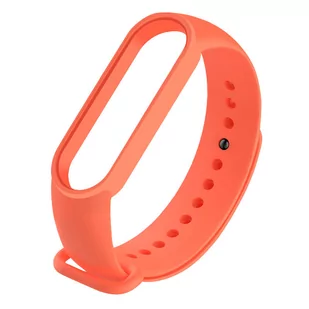POMARAŃCZOWA OPASKA ZAMIENNA PASEK DO XIAOMI MI BAND 5/6 - Akcesoria do pulsometrów i zegarków sportowych - miniaturka - grafika 1
