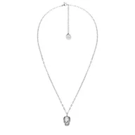 Naszyjniki - Czaszka naszyjnik damski ze stali szlachetnej - Manoki - miniaturka - grafika 1