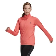 Bluzy damskie - Bluza damska adidas  Run Fast 1/2 Zip Semi Turbo S - miniaturka - grafika 1