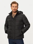 Kurtki męskie - Geox Kurtka zimowa Leitan M4628C T3144 F9000 Czarny Regular Fit - miniaturka - grafika 1