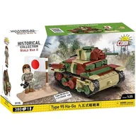Klocki - Cobi, Czołg Type 95 HA-GO Japanise Tank COBI-3115, zielony, 380 kl. - miniaturka - grafika 1