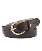 Paski - Pasek Damski Do Spodni Skórzany Skóra Naturalna PUCCINI Brąz PAD207L-Z-2D - miniaturka - grafika 1