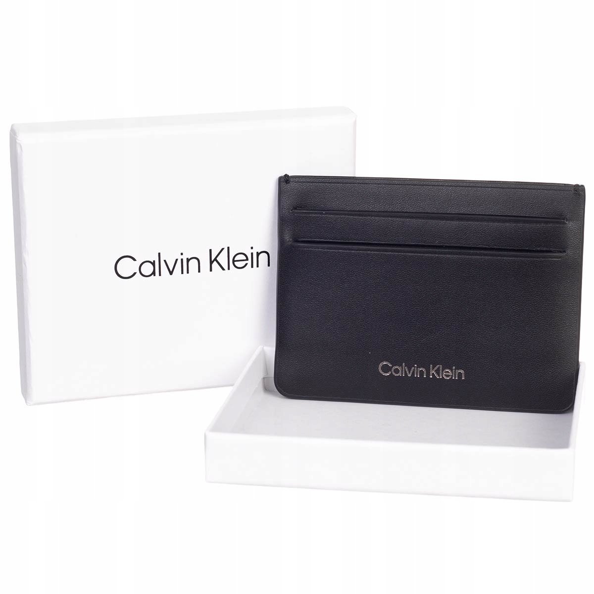 Calvin klein cardholder ck concise 4cc czarny
