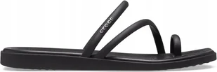 JAPONKI DAMSKIE CROCS MIAMI TOE LOOP KLAPKI CZARNE ROZMIAR 36.5 - Klapki i japonki damskie - miniaturka - grafika 1