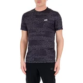 Koszulki męskie - Lotto męska koszulka Xride Iii Prt Pl T-shirt z krótkim rękawem Czarny XL - miniaturka - grafika 1