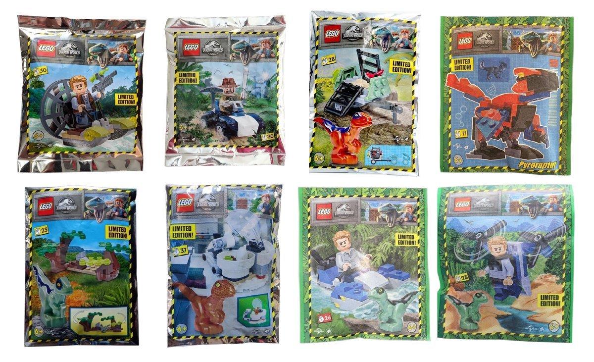 Klocki LEGO Jurassic World - Zestaw 8 Polybag - JW10