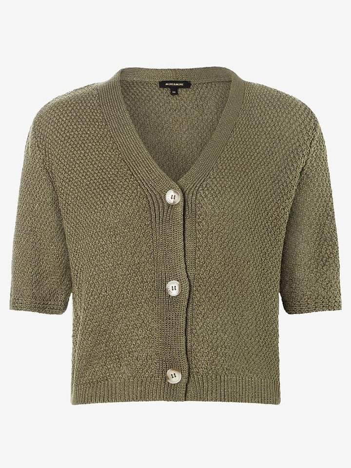 More & More Kardigan w kolorze khaki