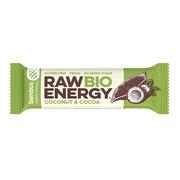 Batony proteinowe - Bombus BIO Baton RAW ENERGY BIO kokos-kakao BEZGL. BIO 50 g - miniaturka - grafika 1