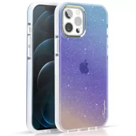 Etui i futerały do telefonów - Kingxbar Ombre Series kolorowe brokatowe etui do iPhone 13 niebieskofioletowy - miniaturka - grafika 1