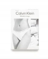 Majtki damskie - Calvin Klein majtki damskie Stringi Modern Logo 3 pack rozmiar XL - miniaturka - grafika 1