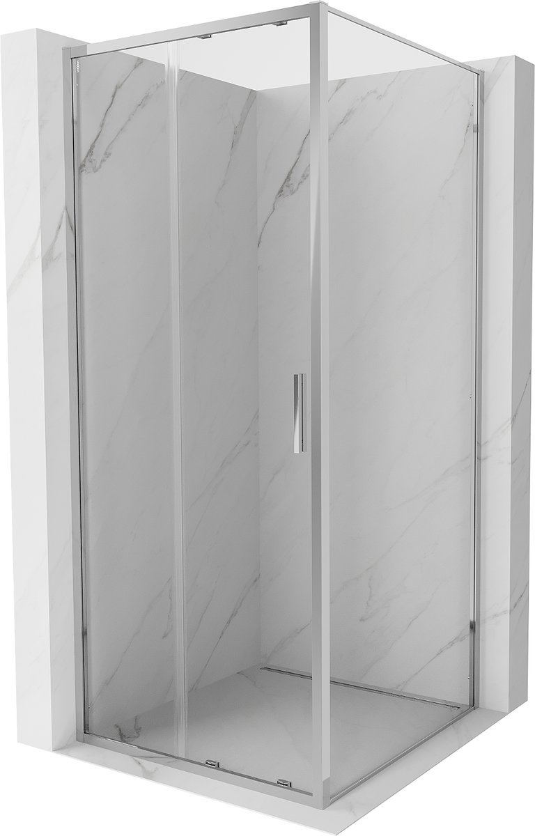 Mexen Exo kabina prysznicowa rozsuwana 120 x 120 cm, transparent, chrom - 8151-120-120-01-00