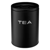Pojemniki kuchenne - Pojemnik metalowy ALEX TEA czarny - miniaturka - grafika 1