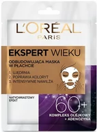 Maseczki do twarzy - Loreal Age Specialist 55+ Maska na tkaninie odbudowująca 30g SO_110511 - miniaturka - grafika 1