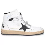 Trampki damskie - Golden Goose Trampki wysokie SKY STAR skóra cielęca - miniaturka - grafika 1