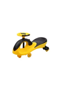 Jeździk Grawitacyjny Swing Car model 8097 Kauczukowe Koła LED żółty-czarny - Jeździki dla dzieci - miniaturka - grafika 4