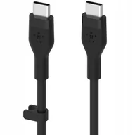 Kable USB - Belkin USB-C USB-C 2.0 Silicone 3m Black - miniaturka - grafika 1