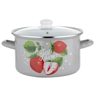 Garnki - GARNEK TRADYCYJNY EMALIOWANY DŻEM 5,3L 22CM INDUKCJA - miniaturka - grafika 1