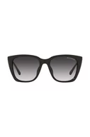 Okulary przeciwsłoneczne - Armani Exchange Exchange okulary przeciwsłoneczne damskie kolor czarny - miniaturka - grafika 1