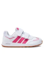 Buty dla dziewczynek - adidas Sneakersy Tensaur Switch JI1052 Biały - miniaturka - grafika 1