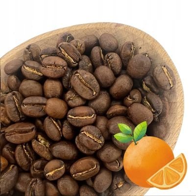 Kawa smakowa arabica Pomarańczowa ziarnista/mielona 1kg